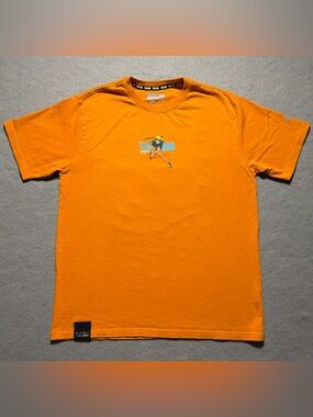 Team Liquid x Naruto Shippuden T-Shirt Men’s Large Orange Naruto Uzumaki Anime